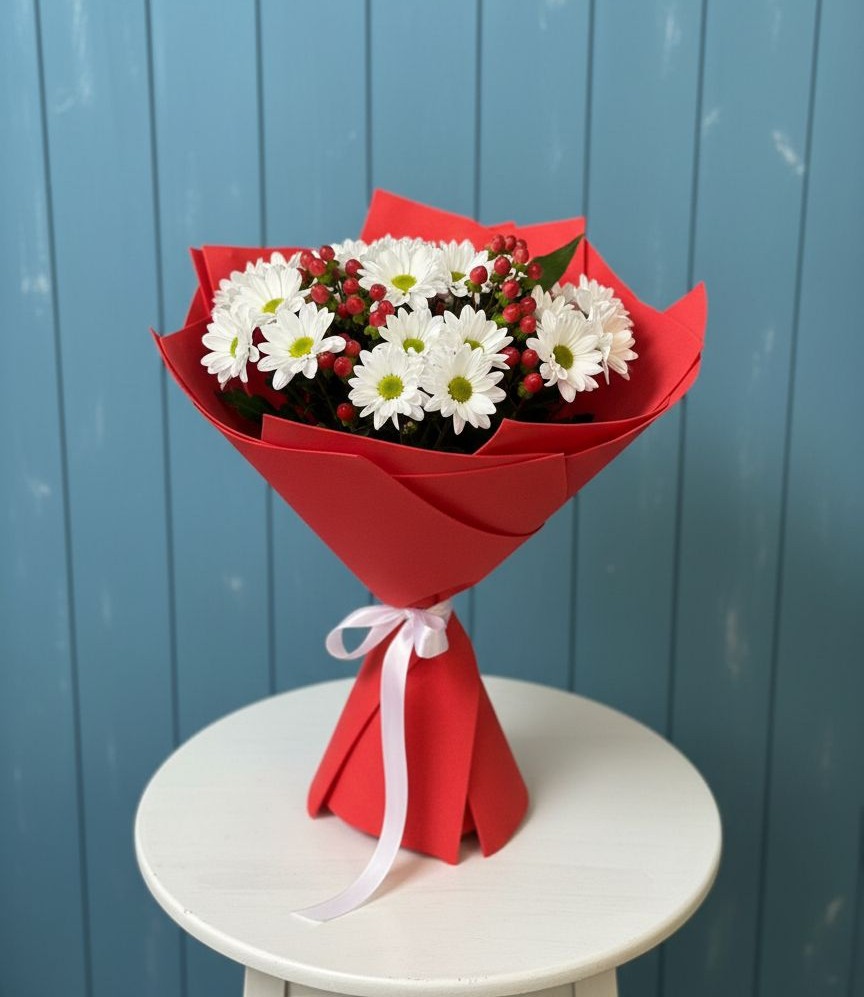 Букет цветов из: Хризантемы в Ухолово