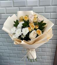 Букет цветов из:  Розы и Хризантемы #REPLACE_PRED# Ухолово