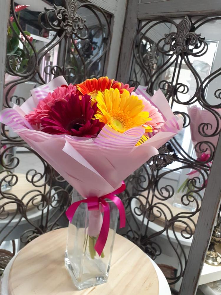 Букет цветов из: Герберы в Ухолово