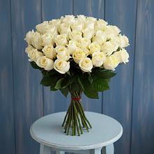 Букет 51 Белая роза Эдлесс Лав #REPLACE_PRED# Ухолово