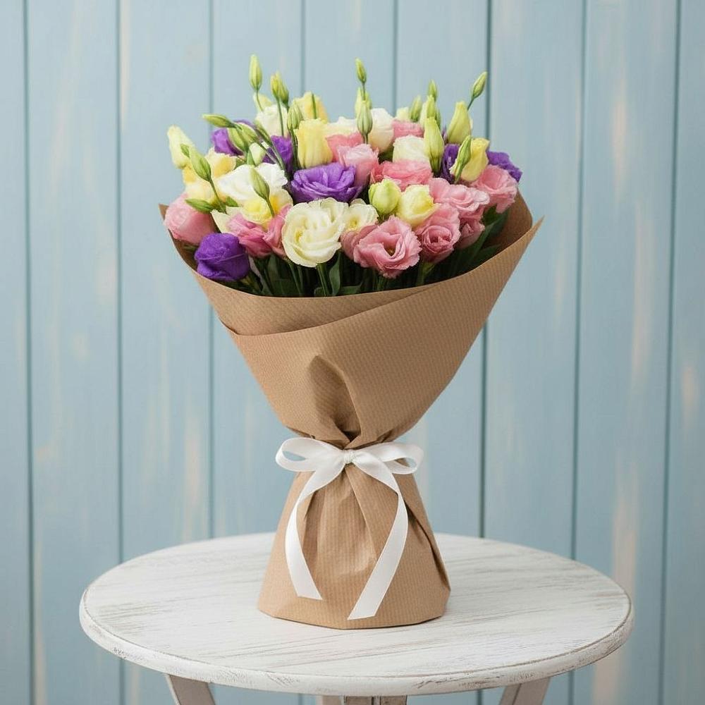 Букет цветов из: Лизиантусы в Ухолово