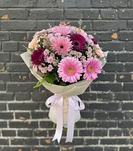 Букет цветов из:  Герберы и Хризантемы #REPLACE_PRED# Ухолово