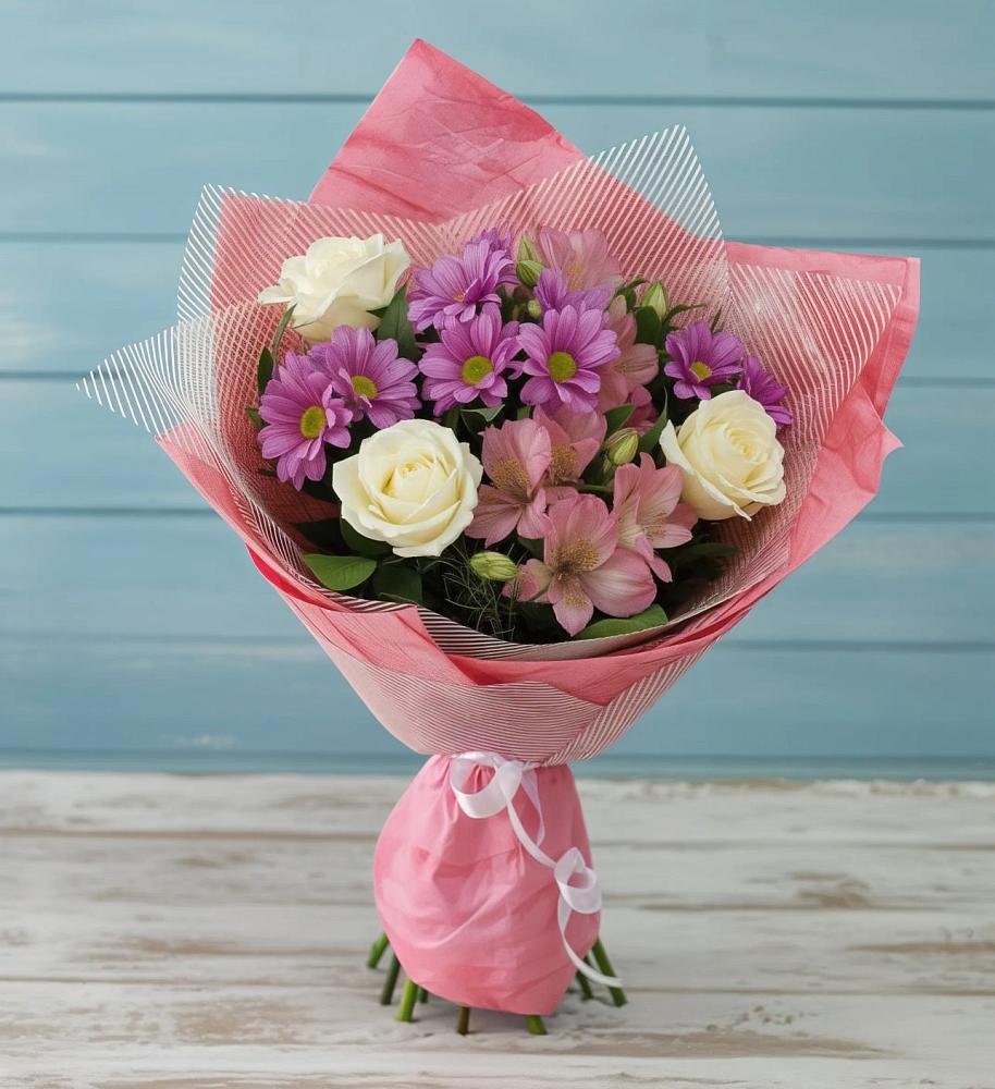 Букет цветов из: Герберы в Ухолово