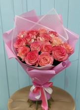 Букет 15 Розовых роз Равель #REPLACE_PRED# Ухолово