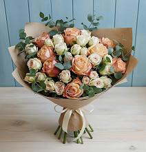 Букет цветов из:  Альстромерии и Розы #REPLACE_PRED# Ухолово