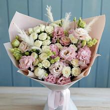 Букет цветов из:  Альстромерии и Розы в Ухолово