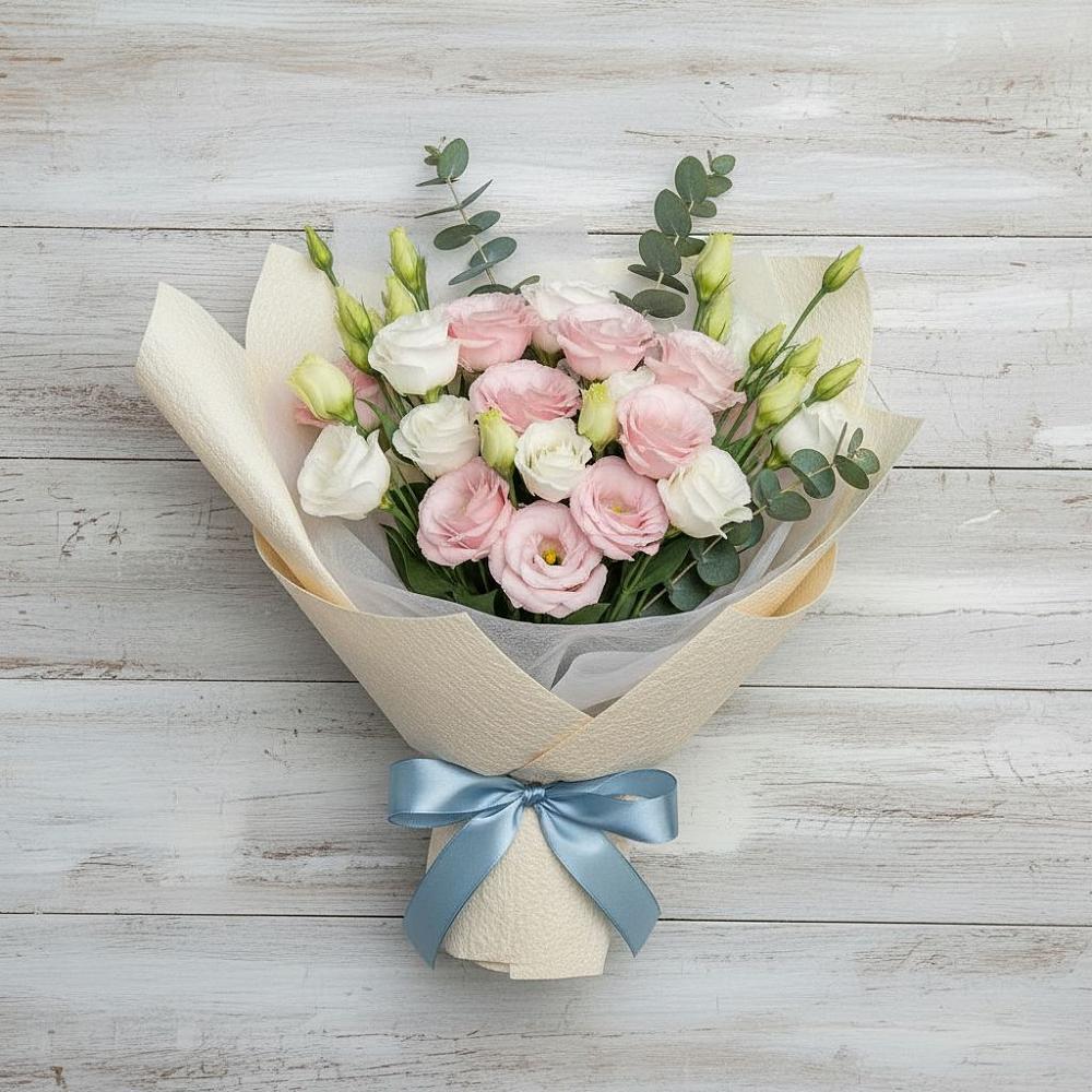 Букет цветов из: Лизиантусы в Ухолово